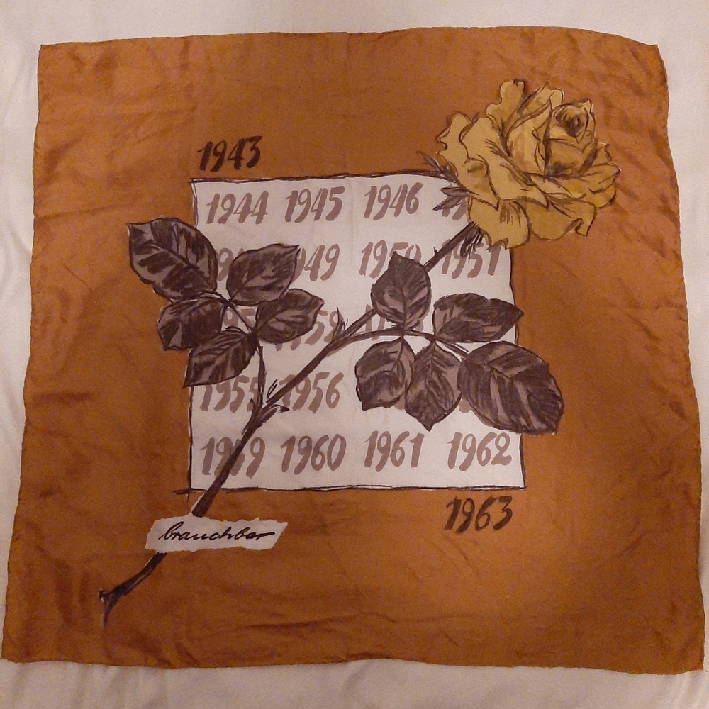 Vintage Creation Brauchbar Silk Scarf
